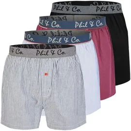 Phil & Co. Berlin Boxer Classic Checks 4er Pack