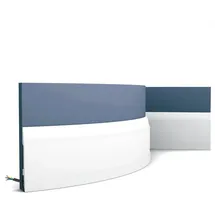 Orac Decor SX104F Luxxus Flexible Zierleiste Stuckleiste Modernes Design Weiß