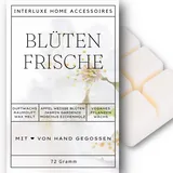 Interluxe Duftmelt Wachsmelt Blütenfrische angenehm duftend Waxmelt 100% pflanzlich Duftwachswürfel für Duftlampe Wachs mit Duftöl Indoor Melts Duftwachs für Aromalampe