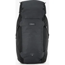 Reiserucksack Herren Kofferöffnung Backpacking - Travel 900 - 50 + 6 Liter carbongrau No Size