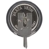 Varta V80H NiMH Akku aufladbare NiMH Knopfzelle, V80H Akku mit 1er Printanschluss +-