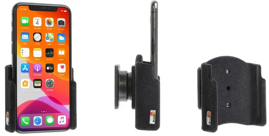 Brodit 711161, Handy/Smartphone, Passive Halterung, Auto, Schwarz