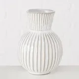 Boltze Vase Deborah cremeweiß