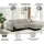OTTO home Ecksofa OTTO HOME "SKAANE Struktur, L-Form, 274 cm, manuelle/elektrische Relaxfunktion", grau (hellgrau), B:274cm H:100cm T:181cm, 100% Polyester, Sofas, Ecksofa, rundes Design, Kopfteilverstellung, Federkernpolsterung