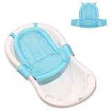 Lorelli Wanneneinlage Baby Badewannen Netz Froggy, B: 47 cm, L: 62 cm, 1-tlg., Badewanneneinsatz Kunststoff Clips ab Geburt blau