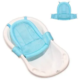 Lorelli Wanneneinlage Baby Badewannen Netz Froggy, B: 47 cm, L: 62 cm, 1-tlg., Badewanneneinsatz Kunststoff Clips ab Geburt blau
