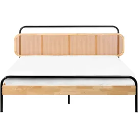 Beliani Boussicourt 180 x 200 cm Hellbraun