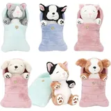 DEPESCHE TOPModel Plüsch Hunde & Katzen im Schlafsack, sortiert