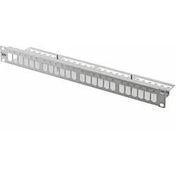 METZ CONNECT E-DAT/C6A modul Modulträger 24x8, Edelstahl