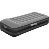 BESTWAY Luftbett mit Integrierter Luftpumpe Beflockt 191x97x46 cm)