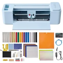 Vevor Vinylschneidemaschine 30 cm, Schneideplotter/Plottermaschine mit Tastensteuerung & Material- und Werkzeugset, Kompatibel mit Mac/Windows/Android/iOS, für Bastelarbeiten Karten Wohnaccessoires