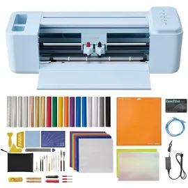 Vevor Vinylschneidemaschine 30 cm, Schneideplotter/Plottermaschine mit Tastensteuerung & Material- und Werkzeugset, Kompatibel mit Mac/Windows/Android/iOS, für Bastelarbeiten Karten Wohnaccessoires