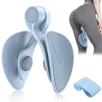 Oberschenkeltrainer 16kg Beckenboden Trainer, Beinpresse für Zuhause Kegel Beintrainer für Damen und Männer, Beckenbodentrainer für Frauen & Männer, Gesäßtrainer für Postpartale Erholung mit Band