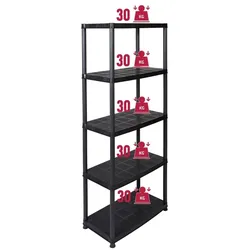Kreher Regal Platin 15 Zoll (Schwarz)