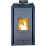 SCHENGER Pelletofen HP07 Schwarz 8kW A++ Vollautomatisch WIFI+ECO+TIMER