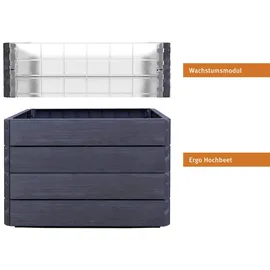 GARANTIA Hochbeet Ergo Quadro Turbo L 75 wood,