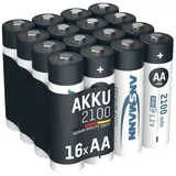 Ansmann Akku AA 2100 mAh 16 St.