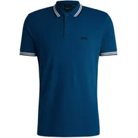 BOSS GREEN Poloshirt »Paddy«, mit kontrastfarbenen Streifen am Kragen Gr. XXXL, Open blue494) , 14670664-XXXL