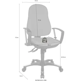 TOPSTAR Trend SY 10 mit Armlehnen schwarz