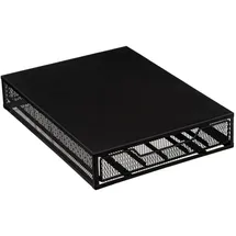5five simply smart Kapselständer X60 mit Schublade 26 x 6,5 x 34,8 cm Schwarz