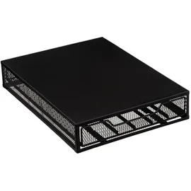 5five simply smart Kapselständer X60 mit Schublade 26 x 6,5 x 34,8 cm Schwarz