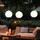 GLOBO Lampion Edelstahl/Kunststoff 30x55 cm 4er Set weiß