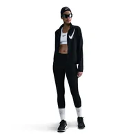 Nike Damen Swoosh Dri-Fit Laufjacke schwarz