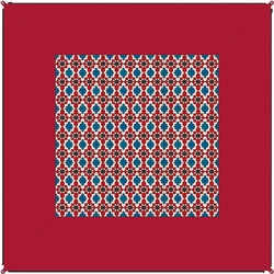 BENT Outdoorteppich »Carpet oriental/ -Caribbean«, rechteckig, 4 mm Höhe, PFC frei BENT red oriental red oriental