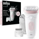 Braun Silk-épil 7 7-030 Weiß/Flamingorosa