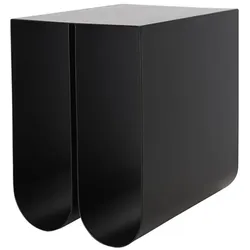 Kristina Dam Studio - Curved Beistelltisch, schwarz