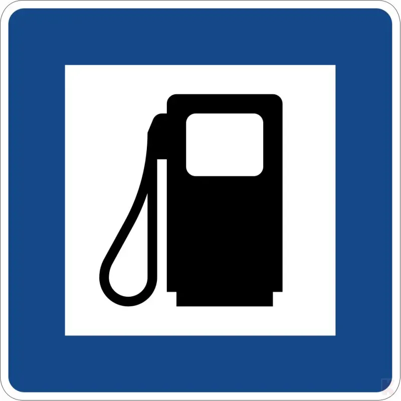 Klemos 2x2 – Verkehrszeichen Tankstelle 365-52