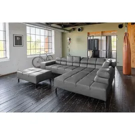KAWOLA Ecksofa Leder Relaxfunktion