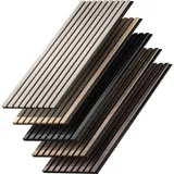 Vicco Wandpaneele Akustik Nussbaum 4 St. 60 x 30 x 1,5 cm