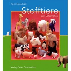 Stofftiere Zum Selbernähen - Karin Neuschütz  Gebunden