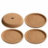 LEONARDO Getränkeuntersetzer GOCCE 4er Set Ø 9 cm beige|braun
