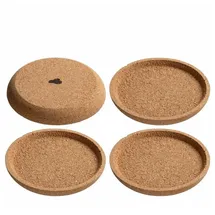 LEONARDO Getränkeuntersetzer GOCCE 4er Set Ø 9 cm beige|braun