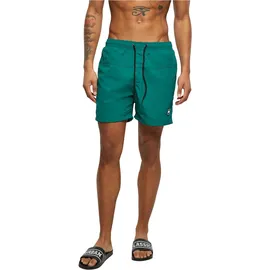 URBAN CLASSICS Badeshorts Block Swim Short Grün XL