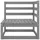 vidaXL Garten-Lounge-Set 12-tlg. grau Kiefer massiv