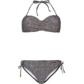 Protest Bandeau-Bikini Damen Schwarz 36