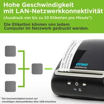 Dymo LabelWriter 5XL Schwarz/Grau