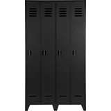 Woood Garderobenschrank Stijn Schwarz