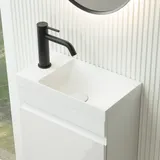 rivea Picabo Handwaschbecken B: 40 H: 10,2 T: 22 cm, mit pflegeleichter Oberfläche, BR0577WM,