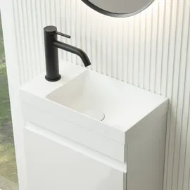 rivea Picabo Handwaschbecken B: 40 H: 10,2 T: 22 cm, mit pflegeleichter Oberfläche, BR0577WM,