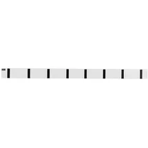 Home Deluxe Garderobenleiste HOOK 82 x 5,5 x 2 cm Weiß