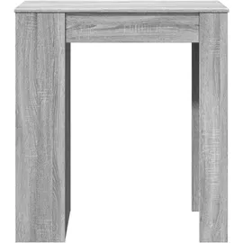 vidaXL Bartisch mit Regal Grau Sonoma 95x47x103,5 cm Holzwerkstoff