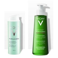 VICHY NORMADERM intensives Reinigungsgel R 200ml und Feuchtigkeitscreme 50ml NEU