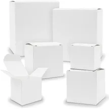 itenga Adventskalender Schachteln V1 24x Quader Würfel gemischt WEISS