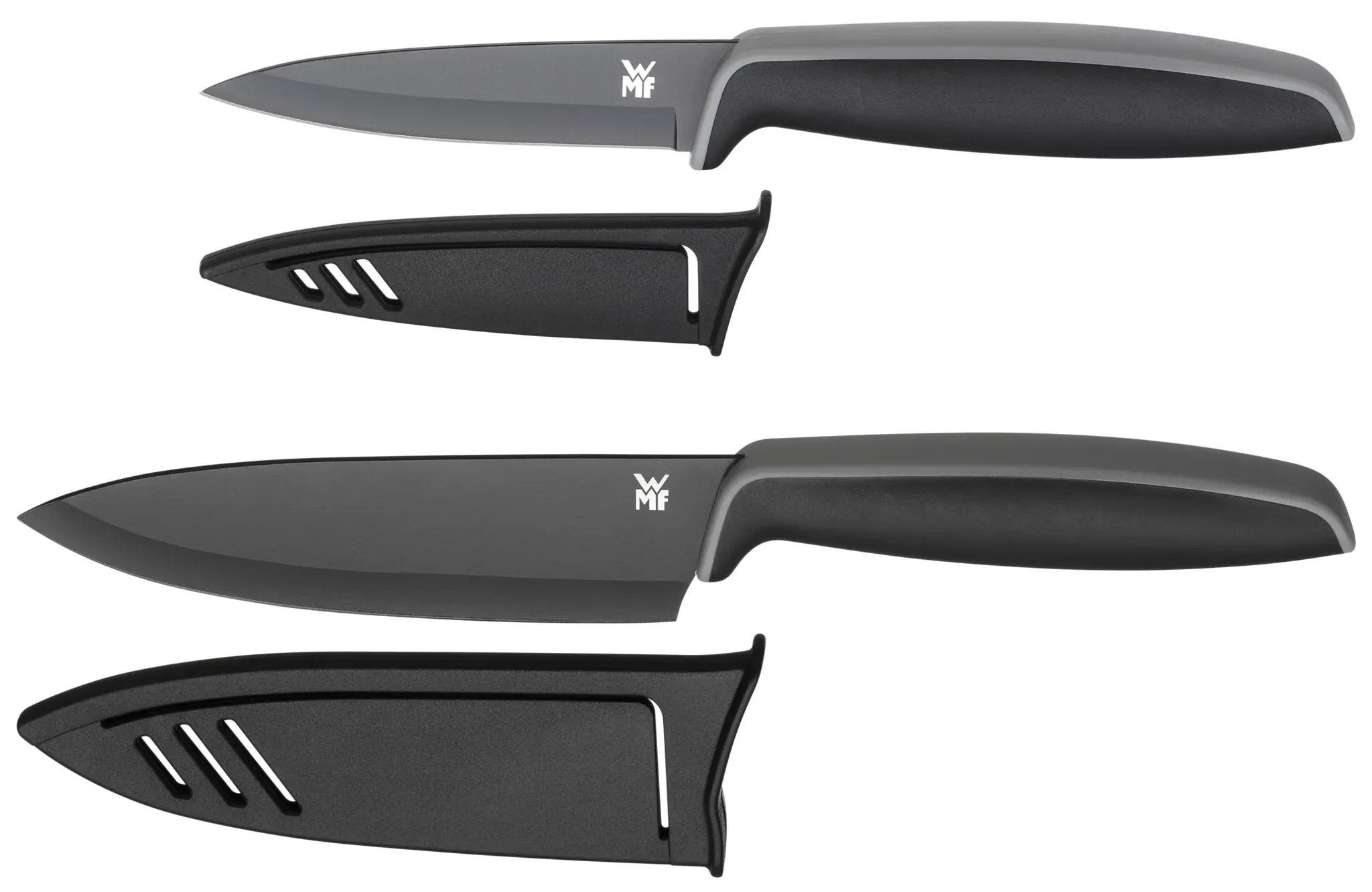 WMF Touch Messer-Set, 2-teilig, Schwarz in schwarz