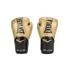 EVERLAST Elite 2 Kunstleder-boxhandschuhe – Erwachsene Boxhandschuhe Pro Style Glove Handschuhe Gold 10oz