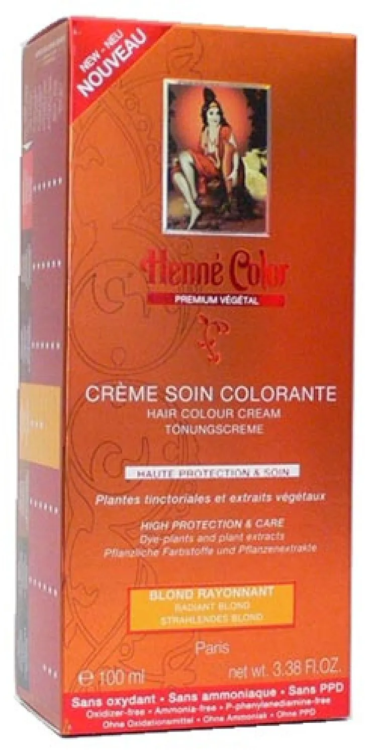 Henné Color Premium Vegetal Radiant Blond (Blond) Tönungscreme 100 ml